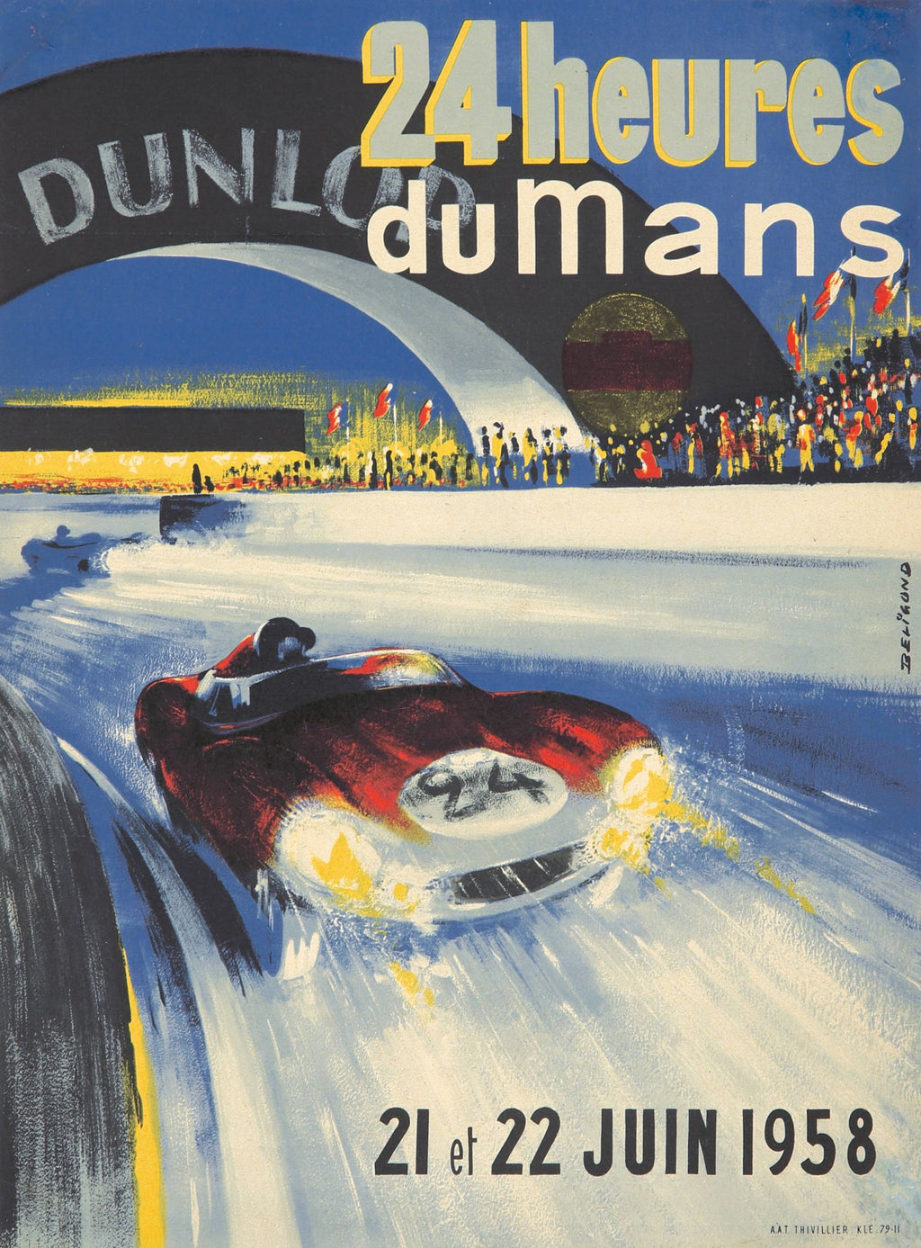 "24 Horas de Le Mans de 1958" de Michel Beligond