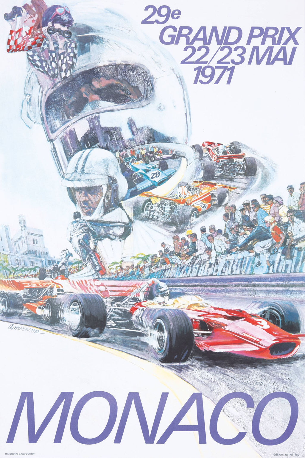 "Gran Premio de Mónaco de 1971" de Steve Carpenter