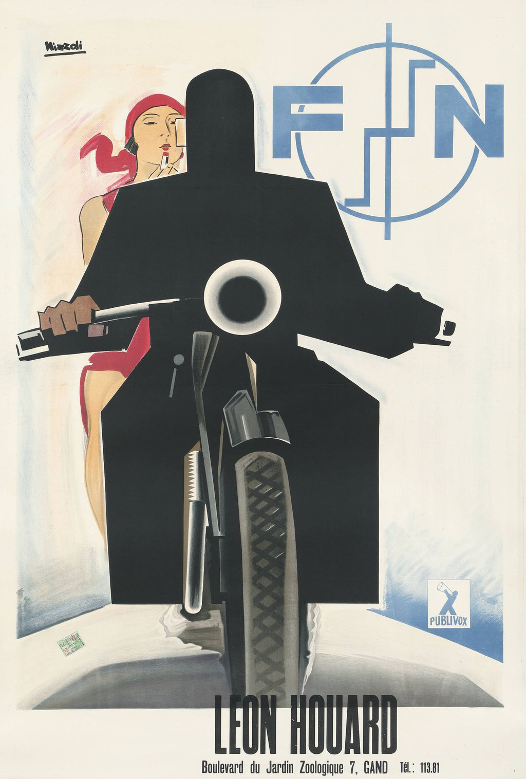 "Motocicletas FN" de Marcello Nizzoli