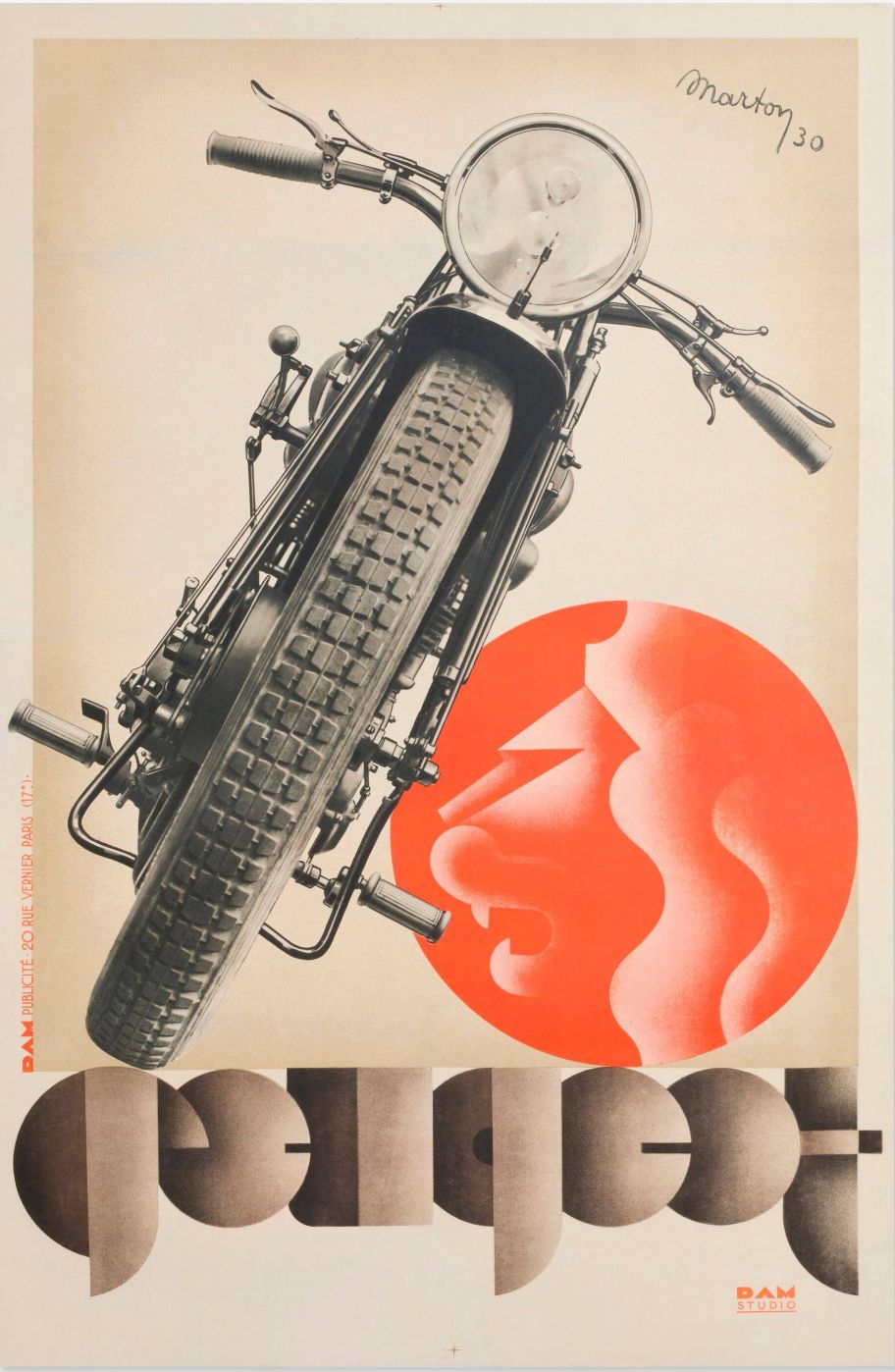 "Motocicletas Peugeot" de Lajos Marton