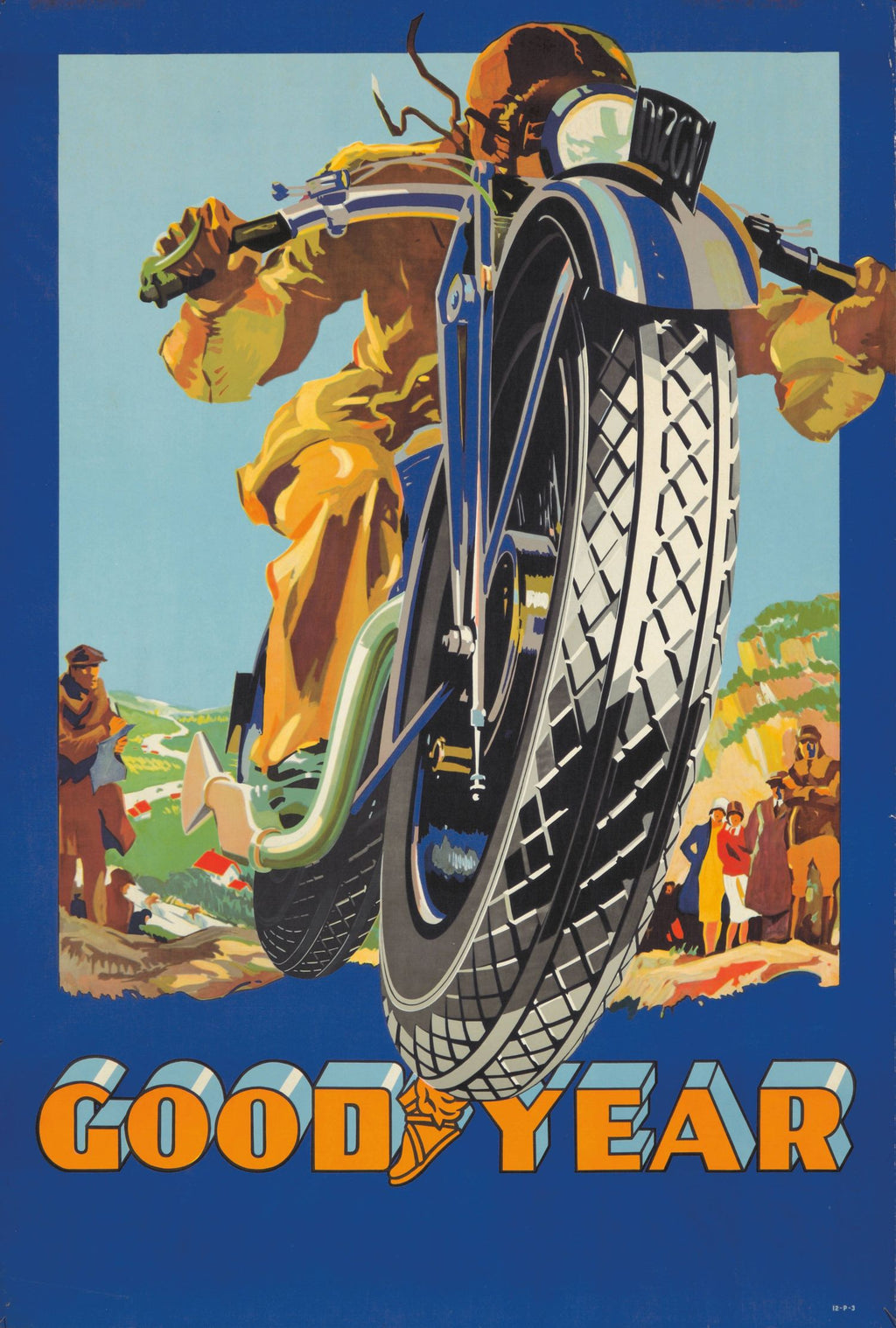 Póster de "Neumáticos Goodyear"