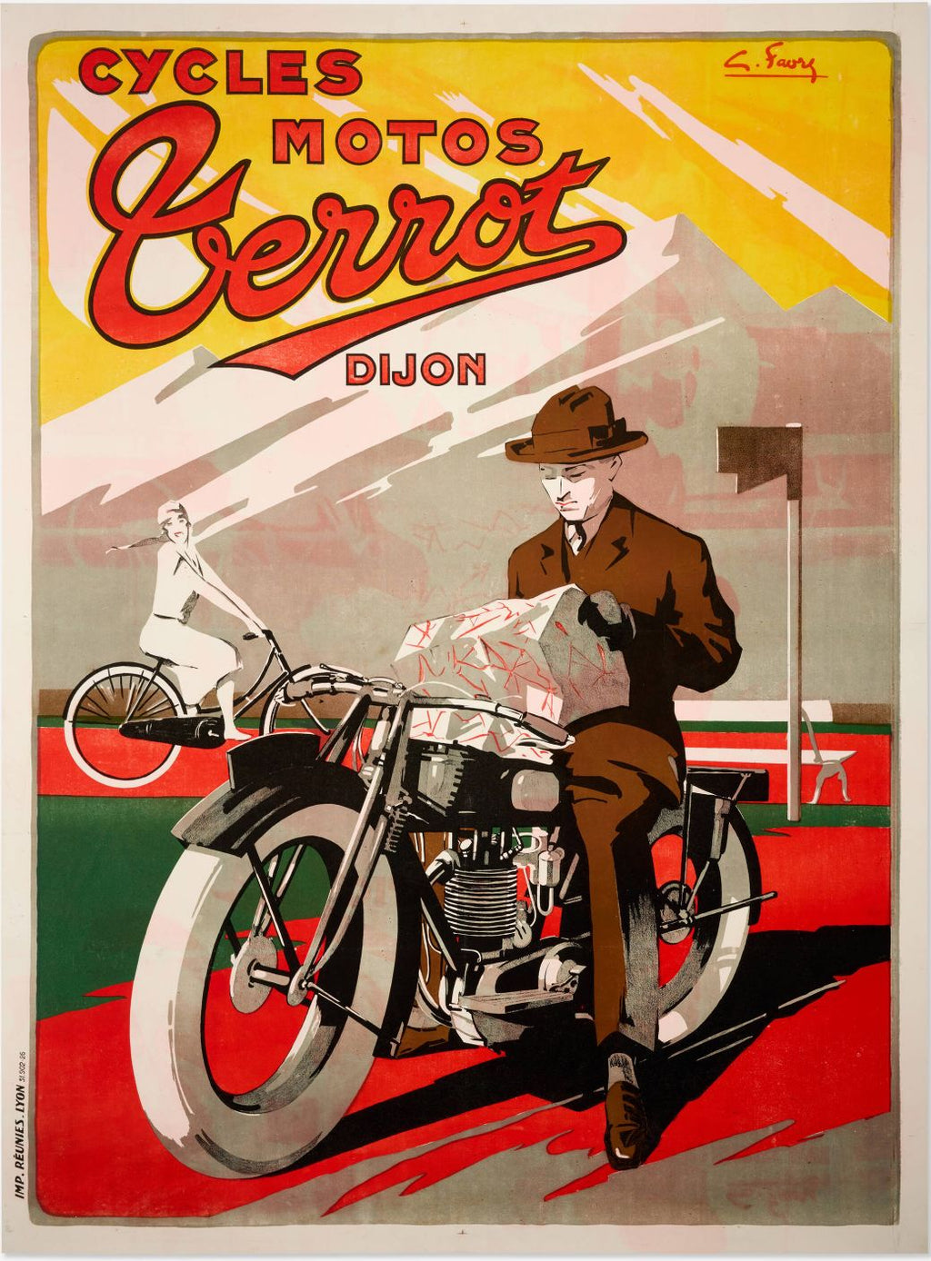 "Cycles Motos Berrot – Dijon" de Georges Favre