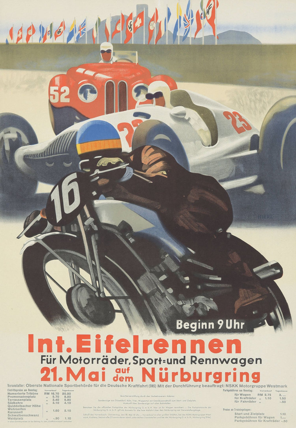 "Carrera Internacional de Nürburgring" de Alfred Hierl