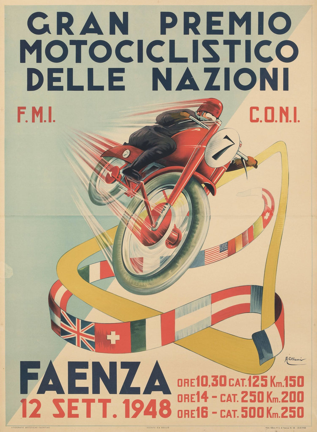 "Gran Premio Motociclístico de las Naciones" de A. Ossani