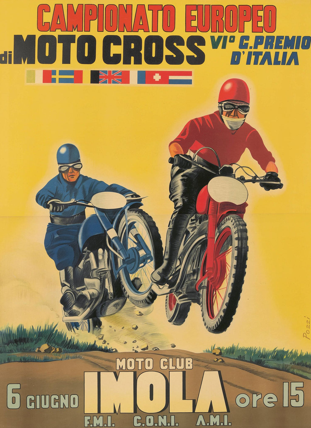 “Campeonato Europeo de Motocross” de Pozzi
