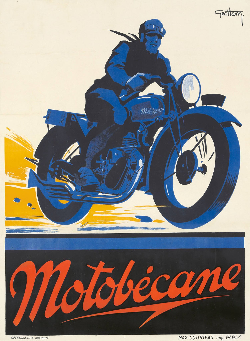 "Motobécane" de Géo Ham