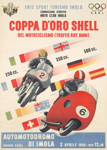 Póster de la "Copa de Oro Shell del Motociclismo (Trofeo Ray Amm)"