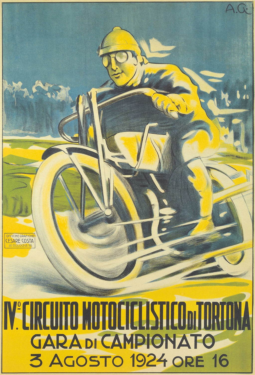 Póster de "IV Circuito Motociclístico de Tortona"