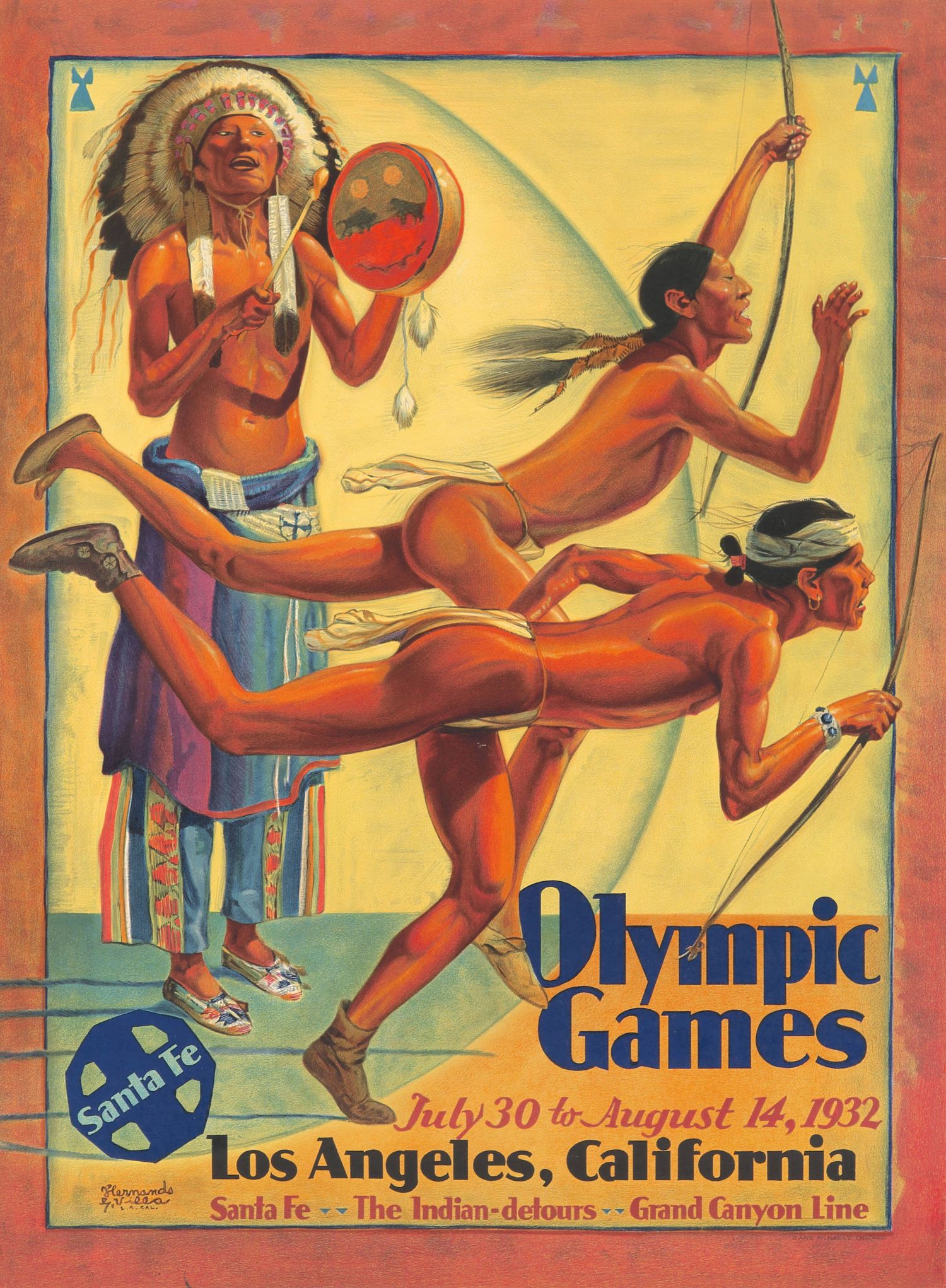 "Juegos Olímpicos de Los Ángeles 1932" de Hernando Villa