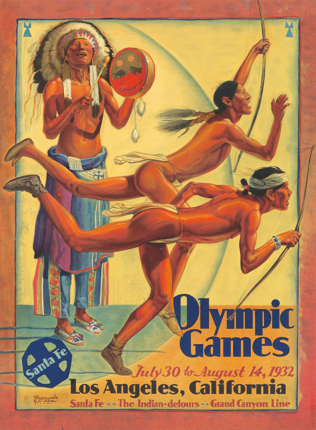 "Juegos Olímpicos de Los Ángeles 1932" de Hernando Villa