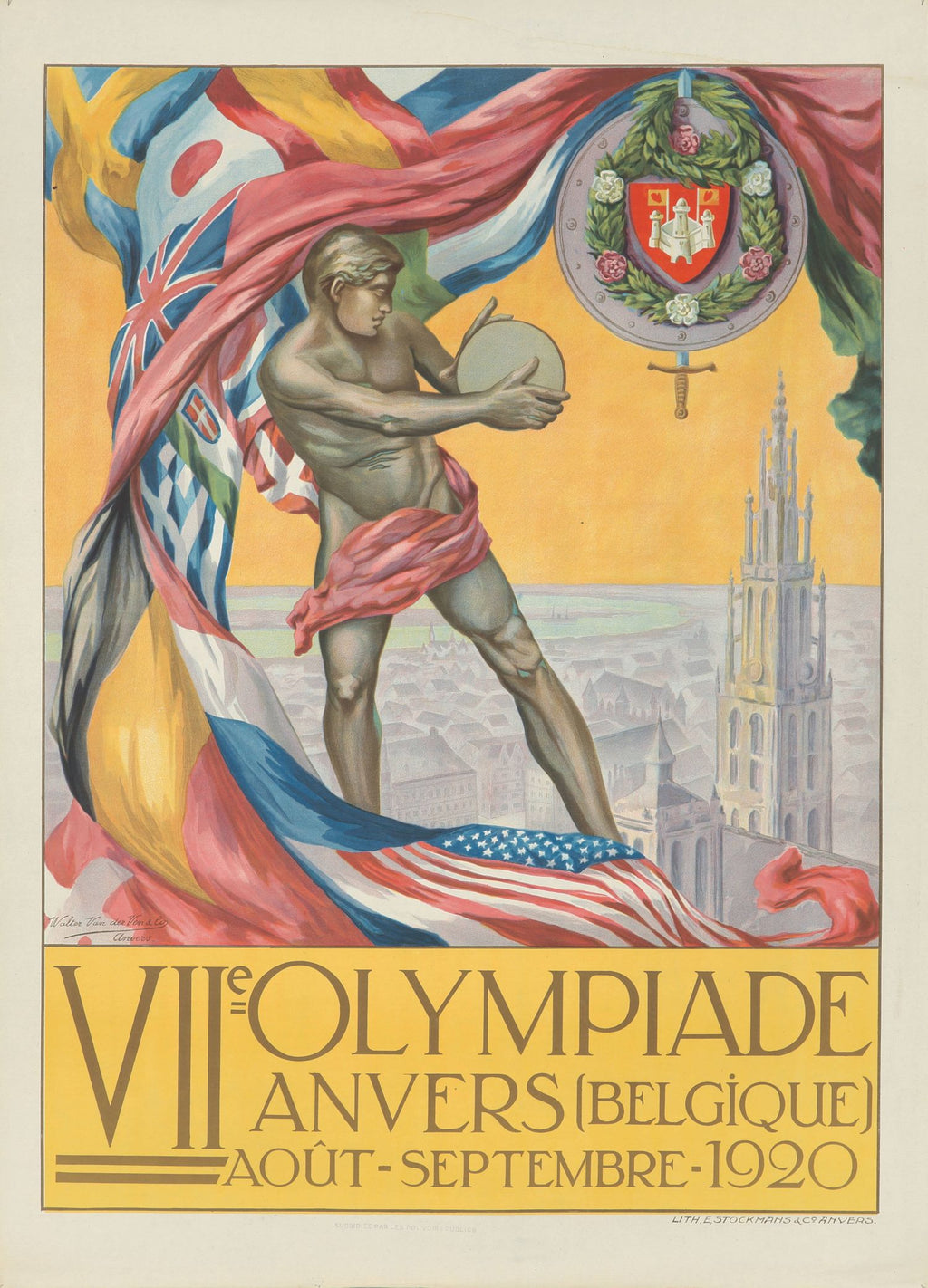 "Juegos Olímpicos de Amberes 1920" de Walter Van der Ven