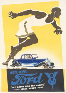Póster de “Ford V8: El Corredor” en sueco