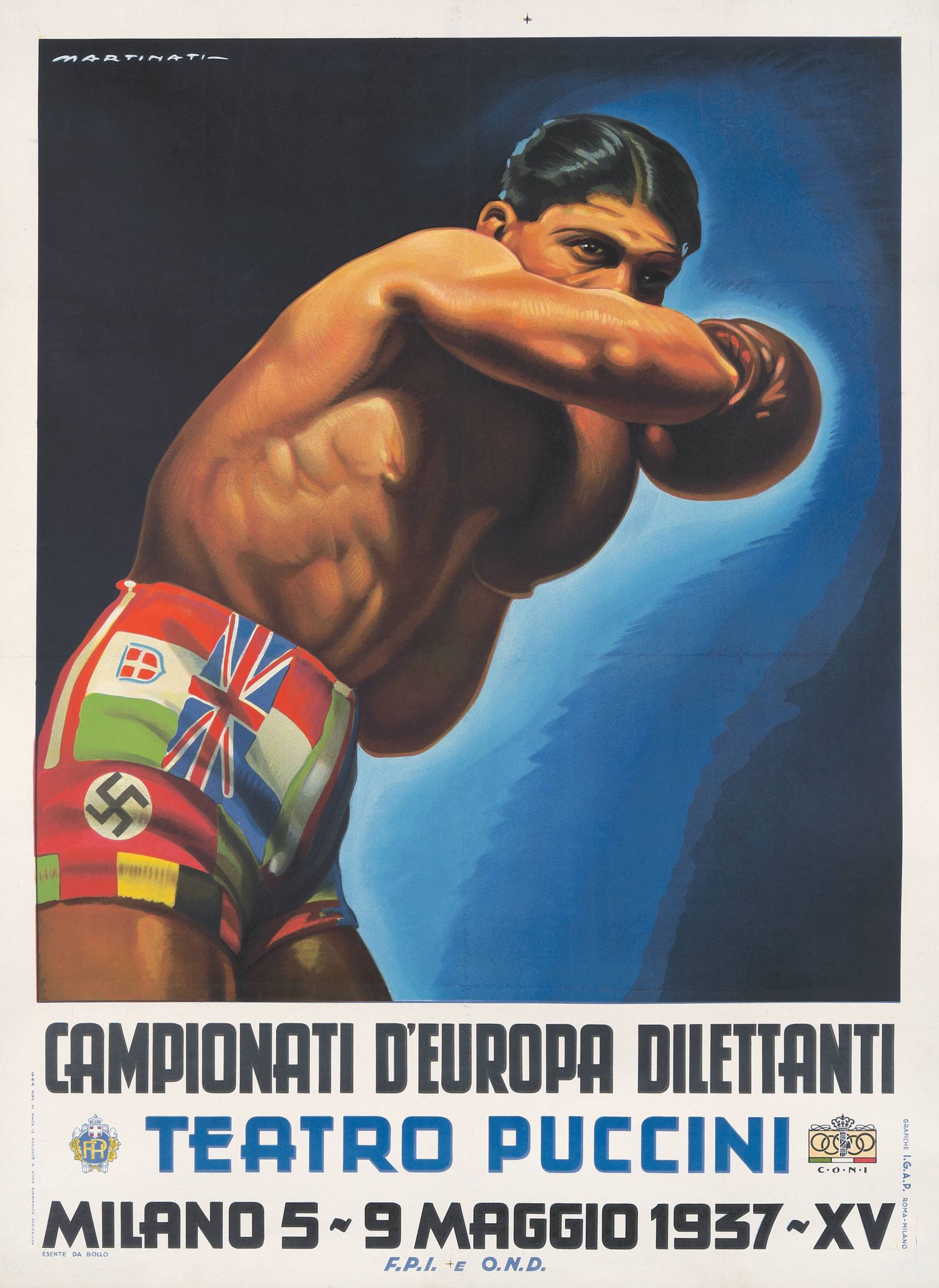 "Campeonatos de Europa de Boxeo Aficionado Milán 1937" de Martino M. Martini