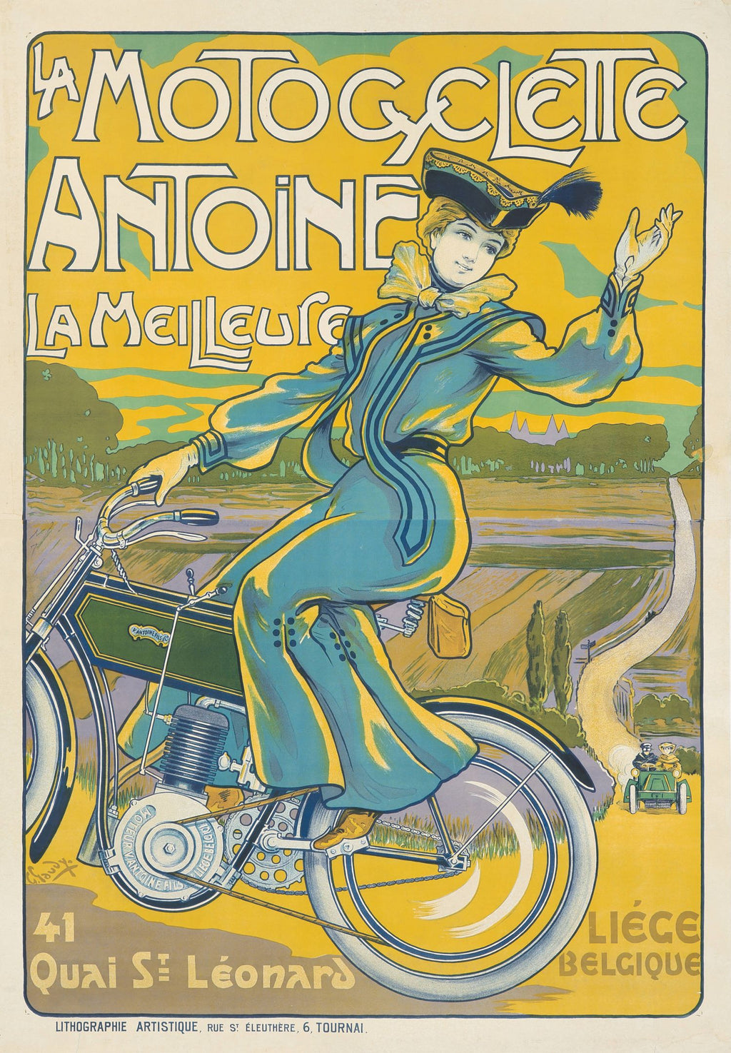"La Motocyclette Antoine" de Georges Gaudy