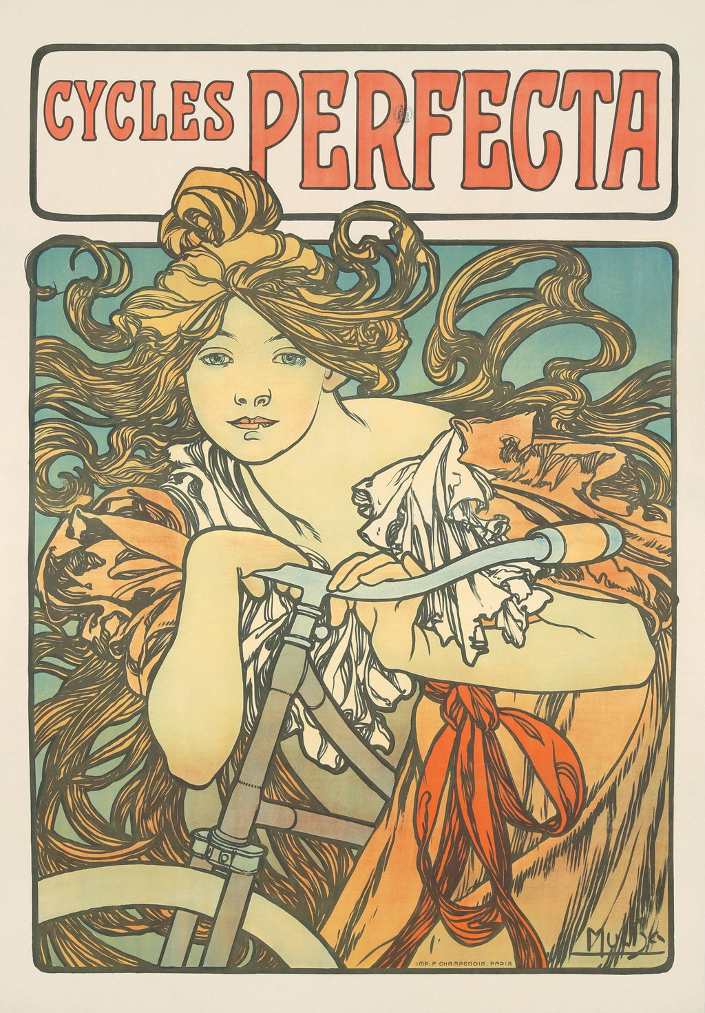 "Cycles Perfecta" de Alphonse Mucha