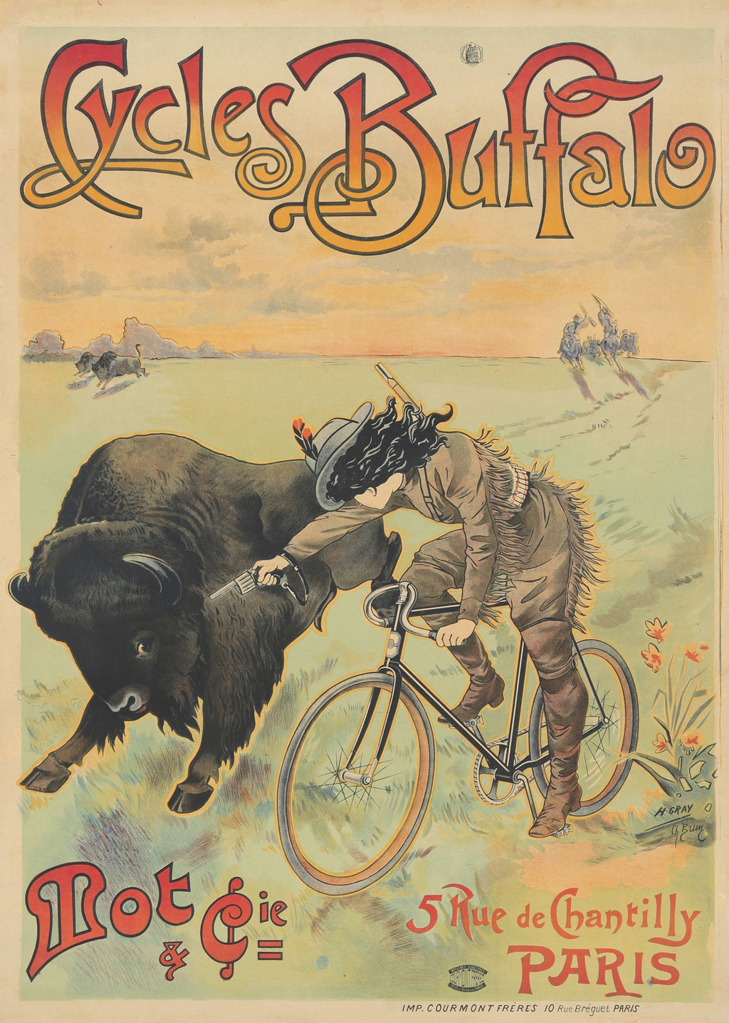 "Cycles Buffalo" de H. Gray y Charles Brun