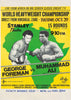 Póster de la pelea "Muhammad Ali vs George Foreman"