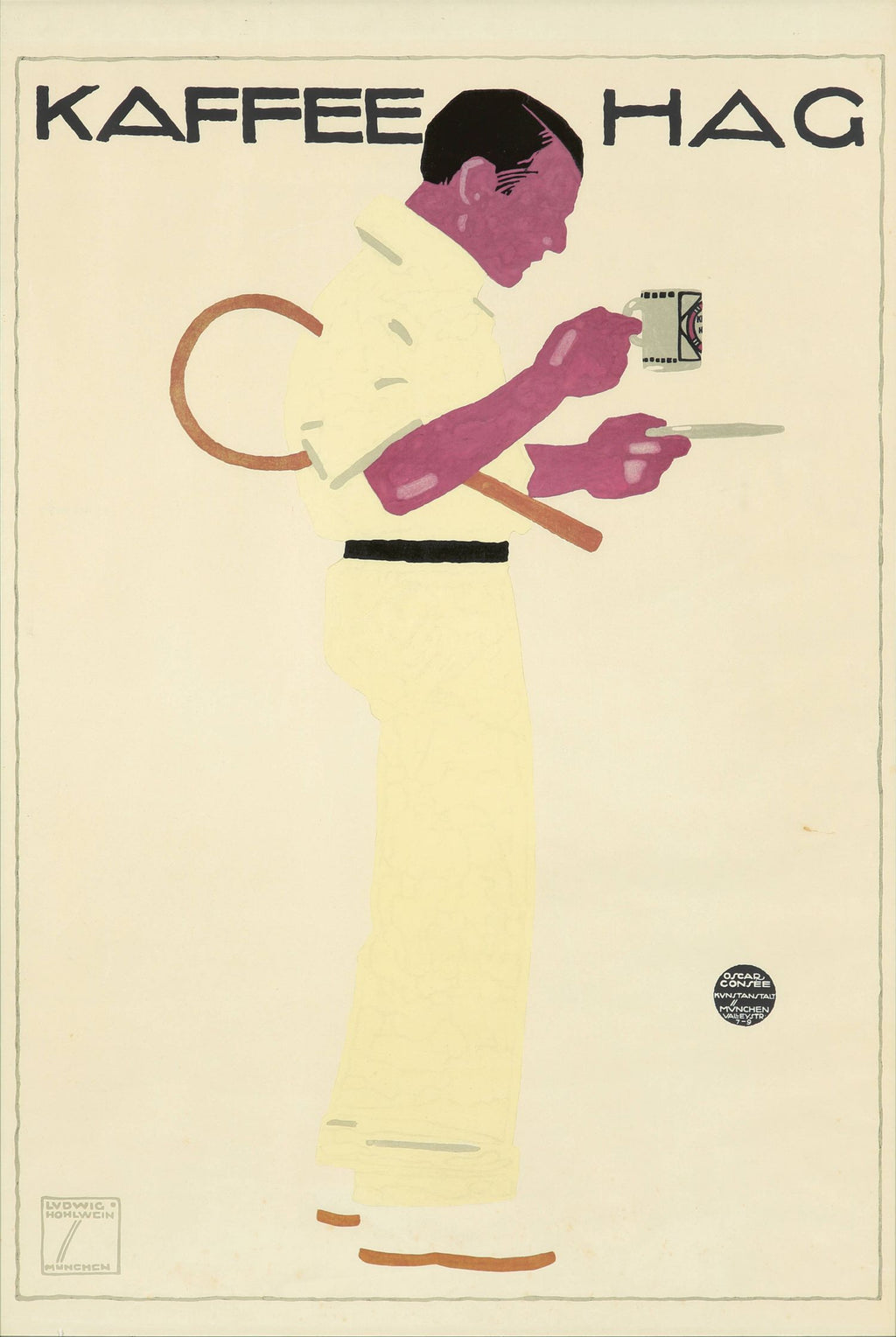 "Kaffee Hag" de Ludwig Hohlwein