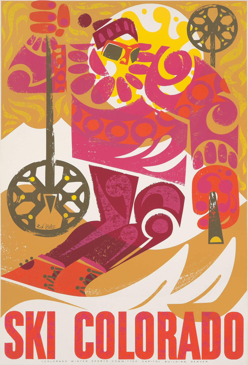 "Ski Colorado" de M. G. Whittingham de 1955
