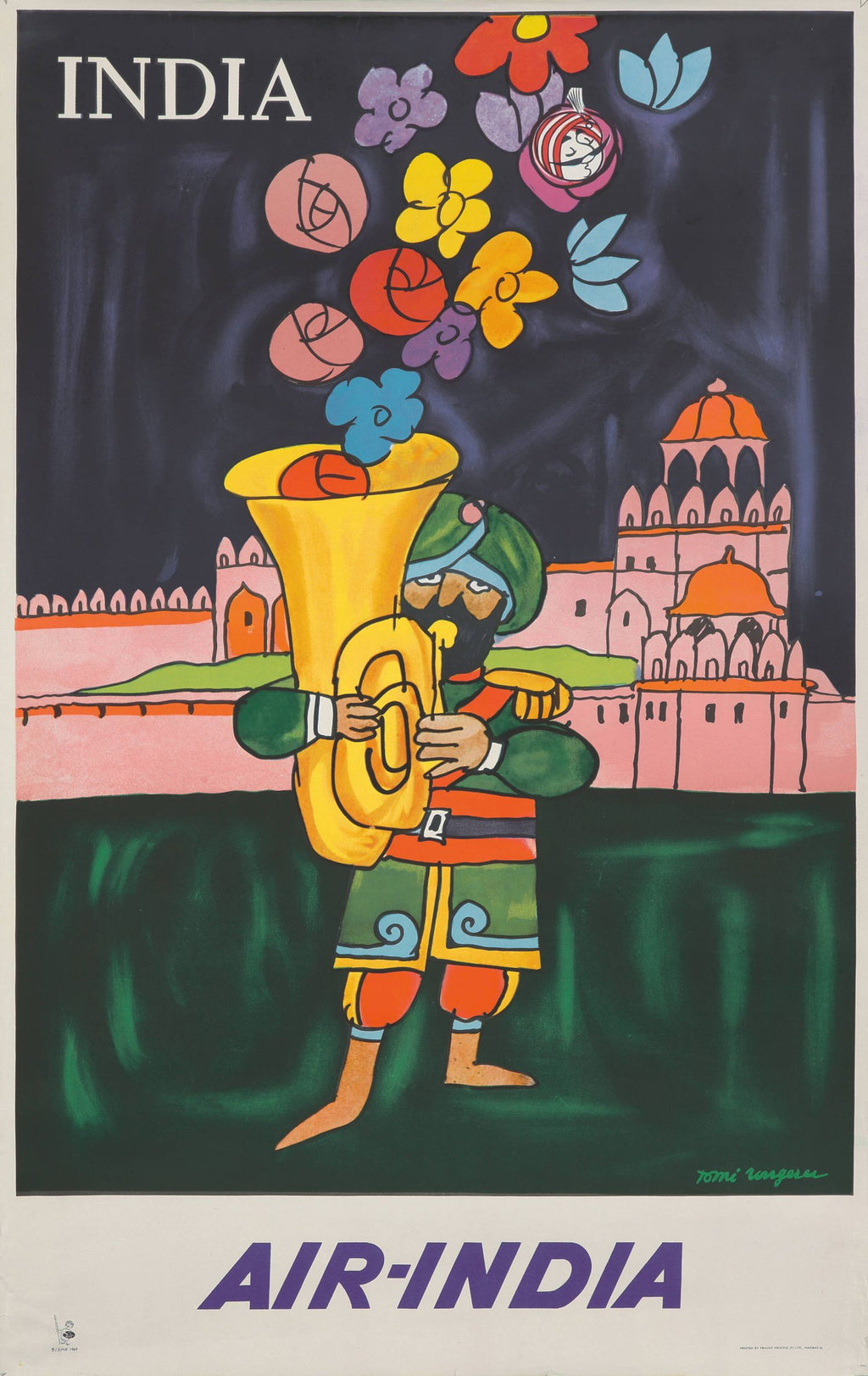 "India" de Tomi Ungerer (Air India)