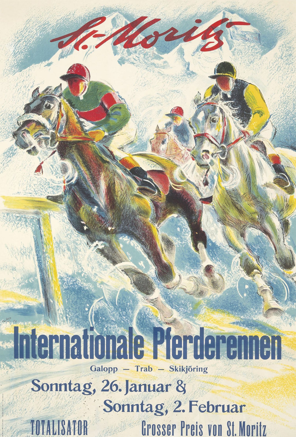 "Carreras Internacionales de Caballos" de Hugo Laubi