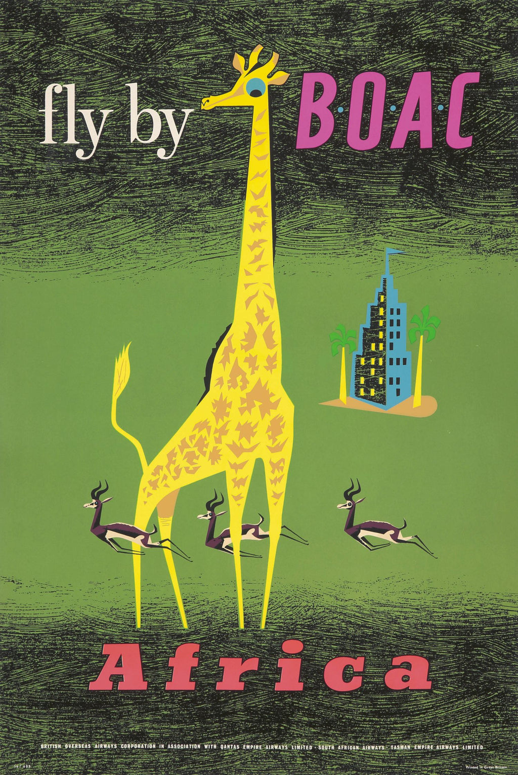 "África" de Maurice Laban para BOAC