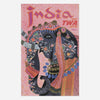 "India" de David Klein para TWA con borde blanco