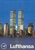 Póster de Lufthansa, Manhattan Reflejada