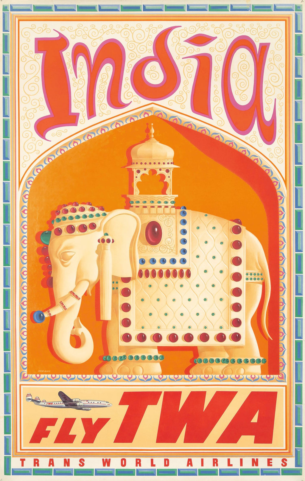 "India" de David Klein para TWA