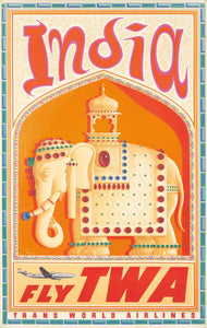 "India" de David Klein para TWA