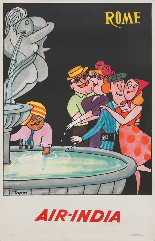 "Air India Rome" de Tomi Ungerer