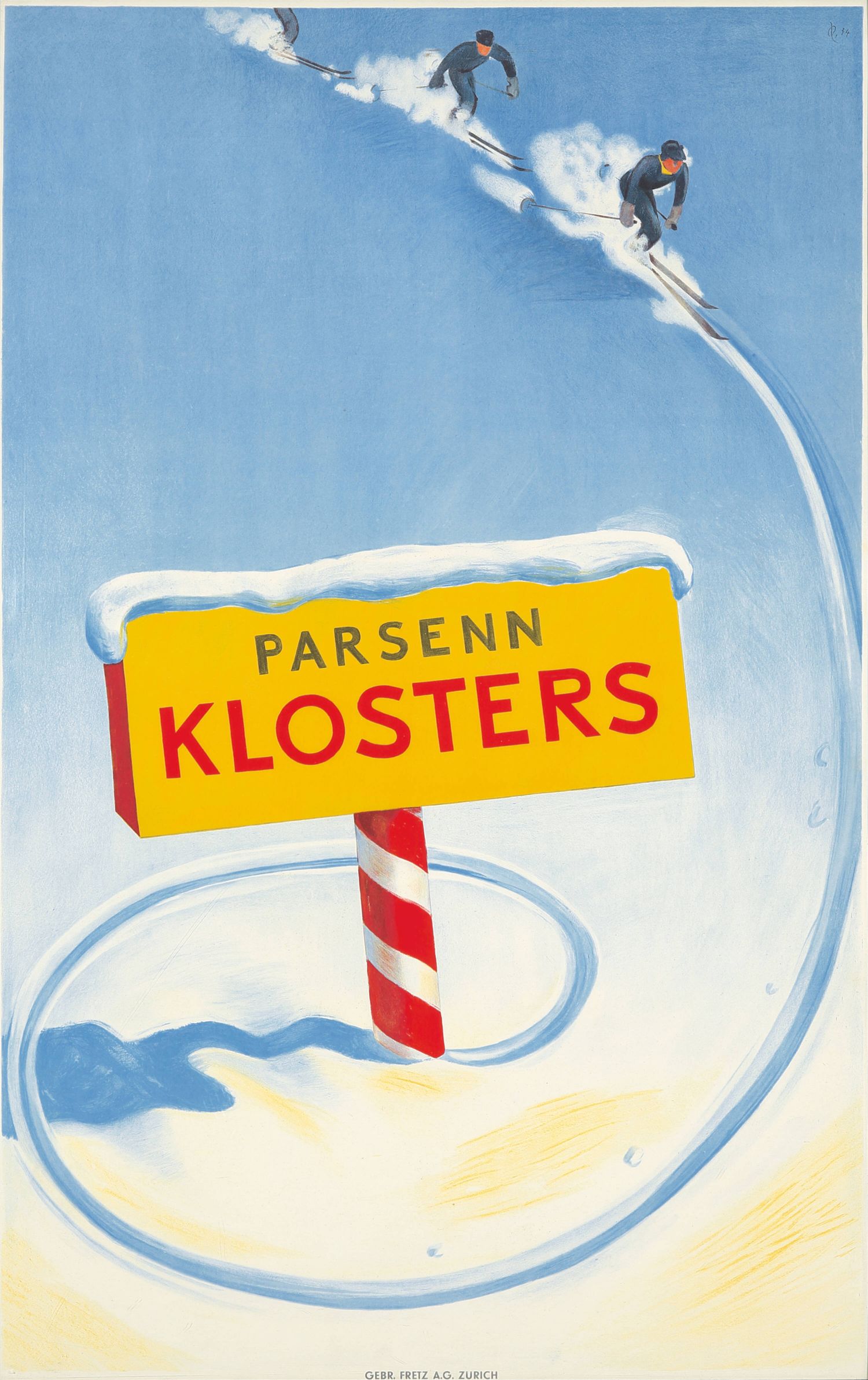 "Parsenn / Klosters" de Hugo Laubi