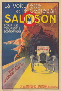 Póster de "Salmson Voiturette y Cyclecar"
