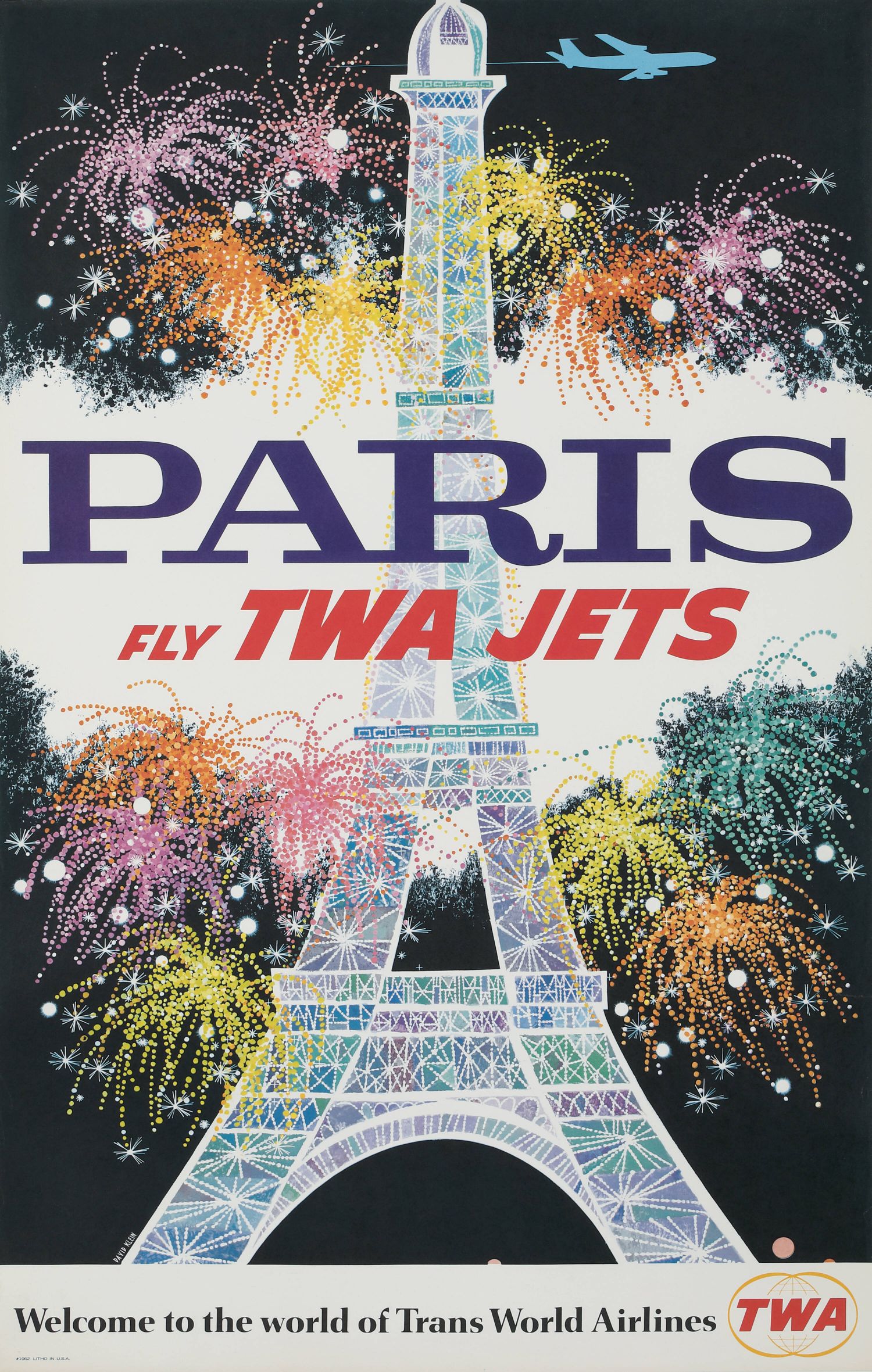 "París" de David Klein para TWA