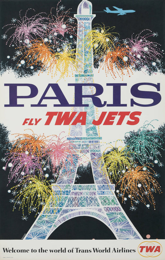 "París" de David Klein para TWA