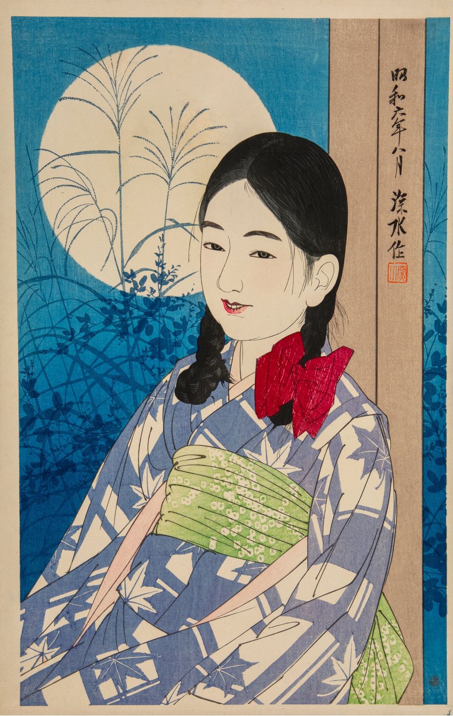 Arte Japonés - Autumn Full Moon de Ito Shinsui