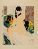 Arte Japonés - Gato Negro de Ishikawa Toraji