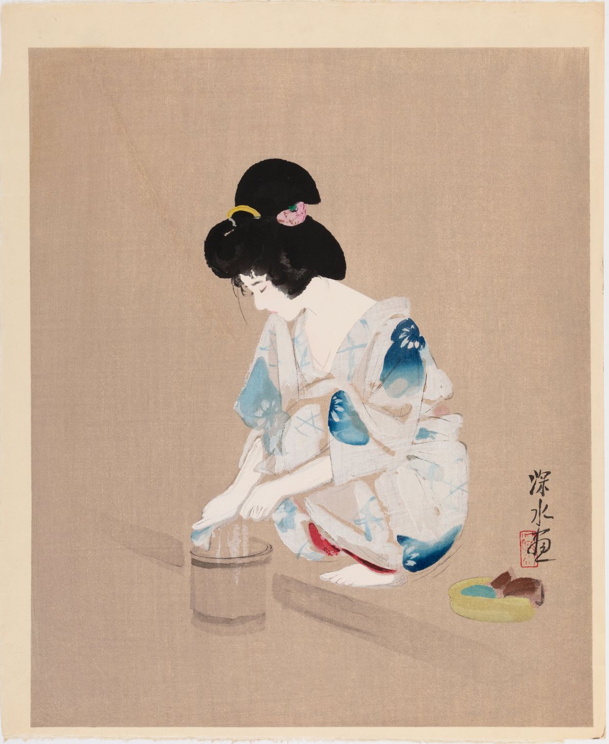 Arte Japonés - After Bathing de Ito Shinsui