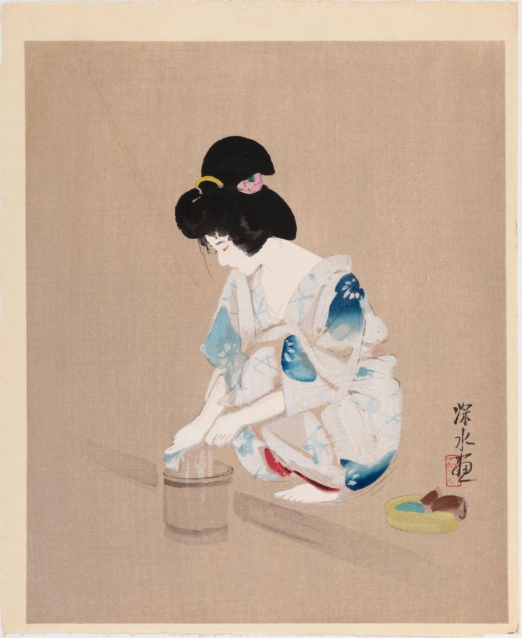 Arte Japonés - After Bathing de Ito Shinsui