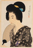 Arte Japonés - Mujer con abanico de Ito Shinsui