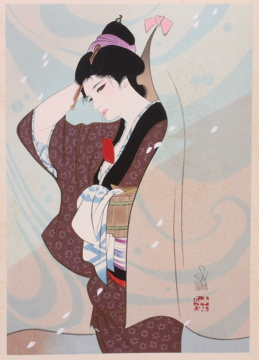 Arte Japonés - Tarde Temprana de Sentaro Iwata