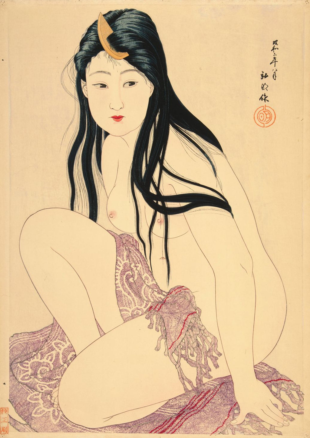 Arte Japonés - Abalone Diver de Takahashi Hiroaki