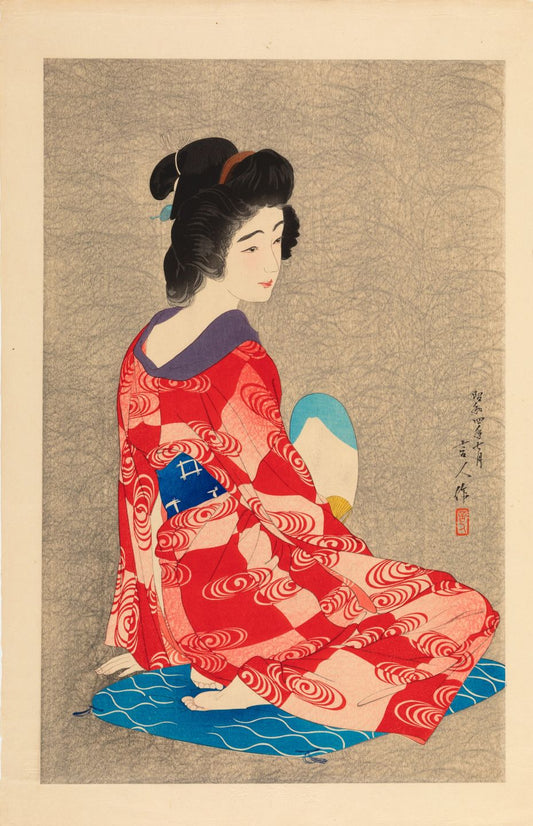 Arte Japonés - Underrobe de Torii Kotondo