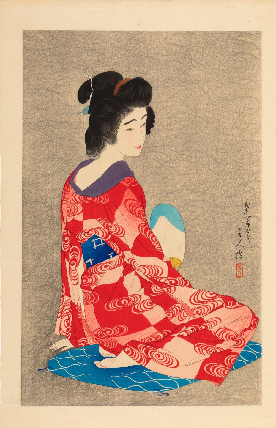 Arte Japonés - Underrobe de Torii Kotondo