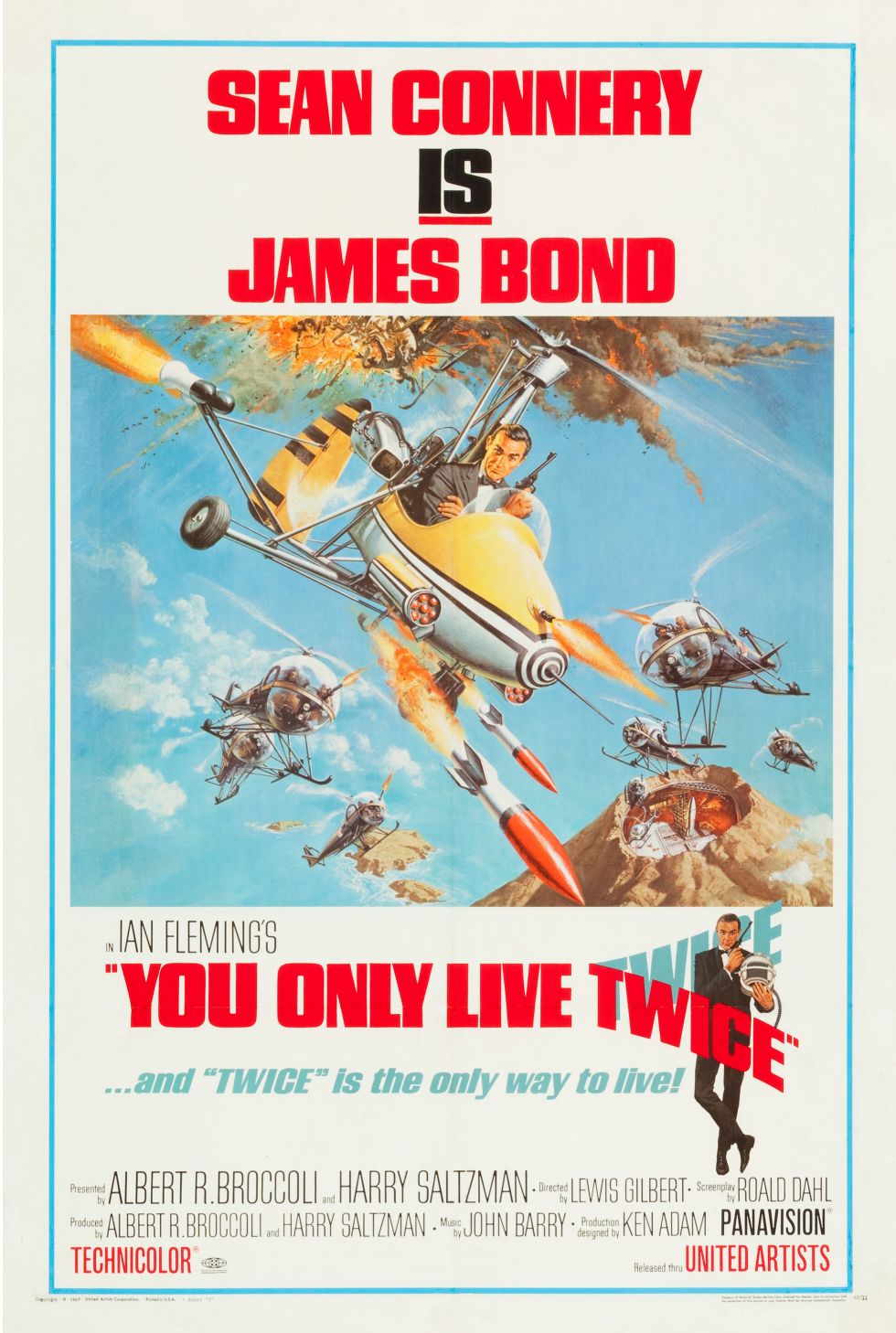 James Bond You Only Live Twice (1967) Poster