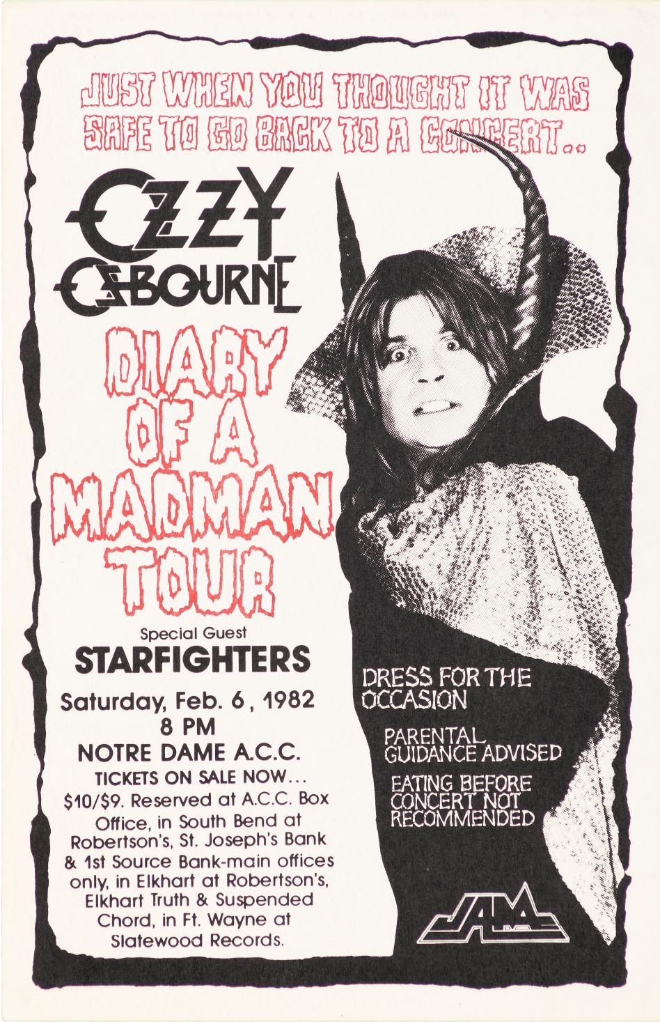 Ozzy Osbourne en gira (1982)