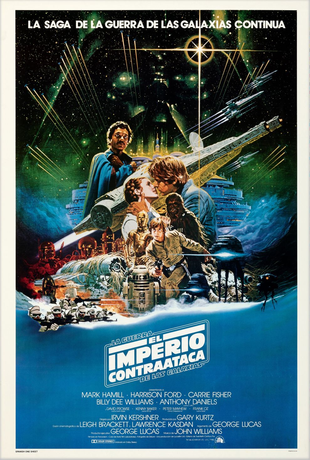 Star Wars Empire Strikes Back (poster español)