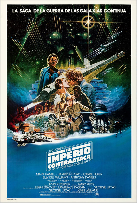 Star Wars Empire Strikes Back (poster español)