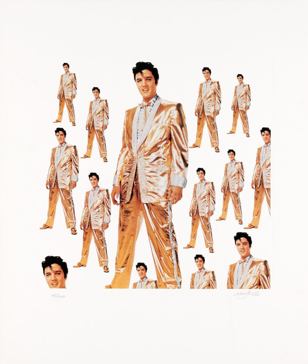 Elvis Presley traje Dorado