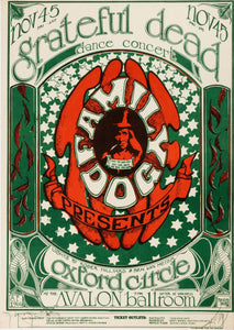 Grateful Dead concierto en Oxford Circle - Avalon Ballroom (1966)